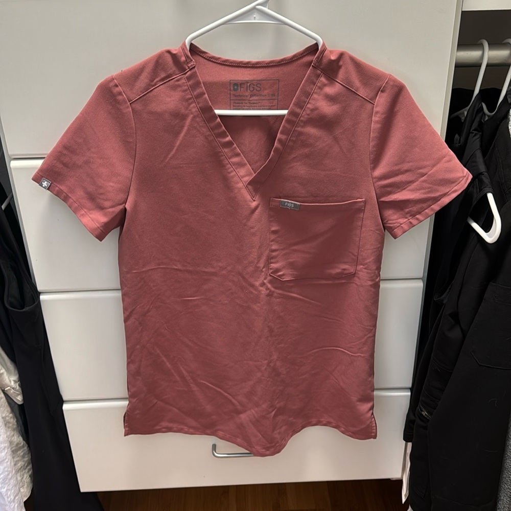 Figs mauve XS Catarina top excellent condition
